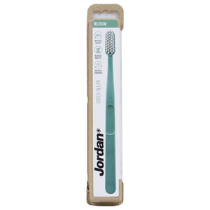 Jordan Green Clean Medium Toothbrush Assorted 1pc