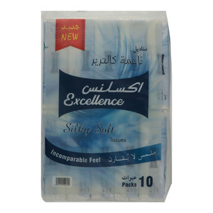 Excellence Facial Tissues Silky Soft 10 x 150 Sheets