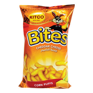 Kitco Bites Corn Puffs Cheese 90g