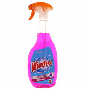 Windex Streak Free Shine Glass Cleaner Berries 750ml