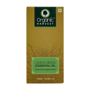 Organic Harvest Lemon Grass Essential Oil 10ml