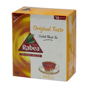 Rabea Original Taste Curled Black Tea 120pcs