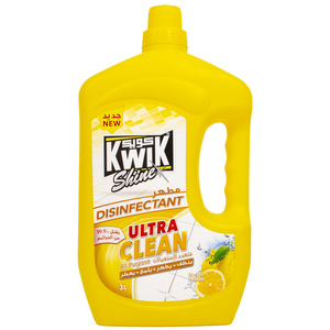 Kwik Ultra Clean Lemon Disinfectant 3Litre