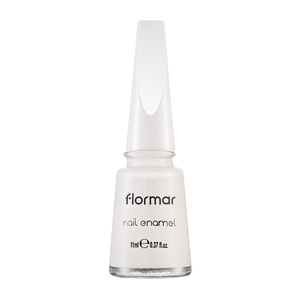 Flormar Classic Nail Enamel - 310 Snow White 1pc