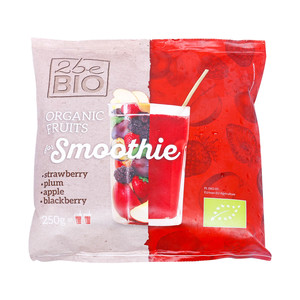 2be Bio Frozen Organic  Fruits for Smoothies 250g