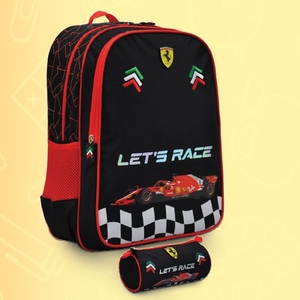 Ferrari School Back Pack + Pencil Case 18