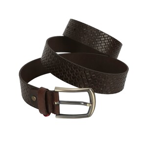 Eten Men's Casual Leather Belt ETC36 40mm Brown