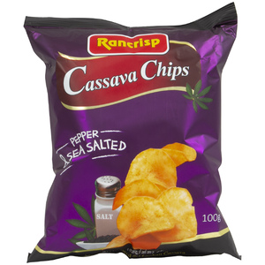 Rancrisp Cassava Chips Pepper & Sea Salted 100g