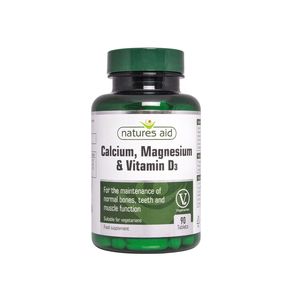 Natures Aid Calcium, Magnesium & Vitamin D3 Food Supplement 90 Tablets