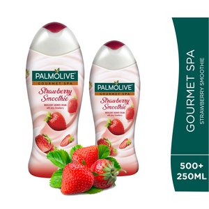 Palmolive Shower Cream Gourmet Spa Strawberry 500ml + 250ml
