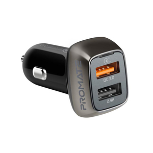 PROMATE 2PORT USB CAR CHARGER (MODEL NO: SCUD-30)