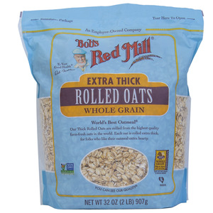 Bob's Red Mill Whole Grain Extra Thick Rolled Oats 907g