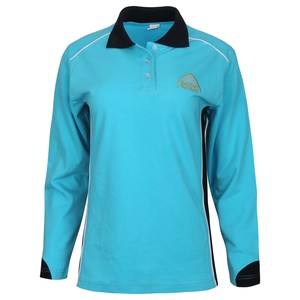 Emirates School Uniform Girls Sports Polo Shirt Long Sleeve Cycle2 13-14 Y
