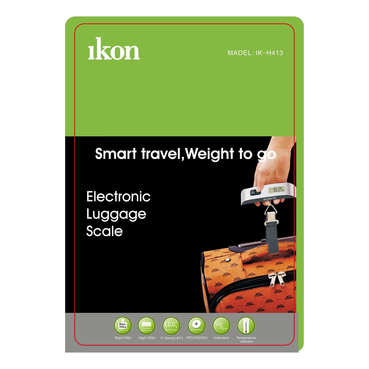 Ikon Digital Luggage Scale IK-H413