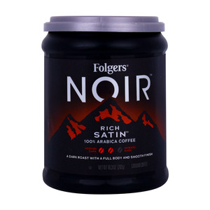 Folgers Noir Rich Satin Arabica Coffee 292g