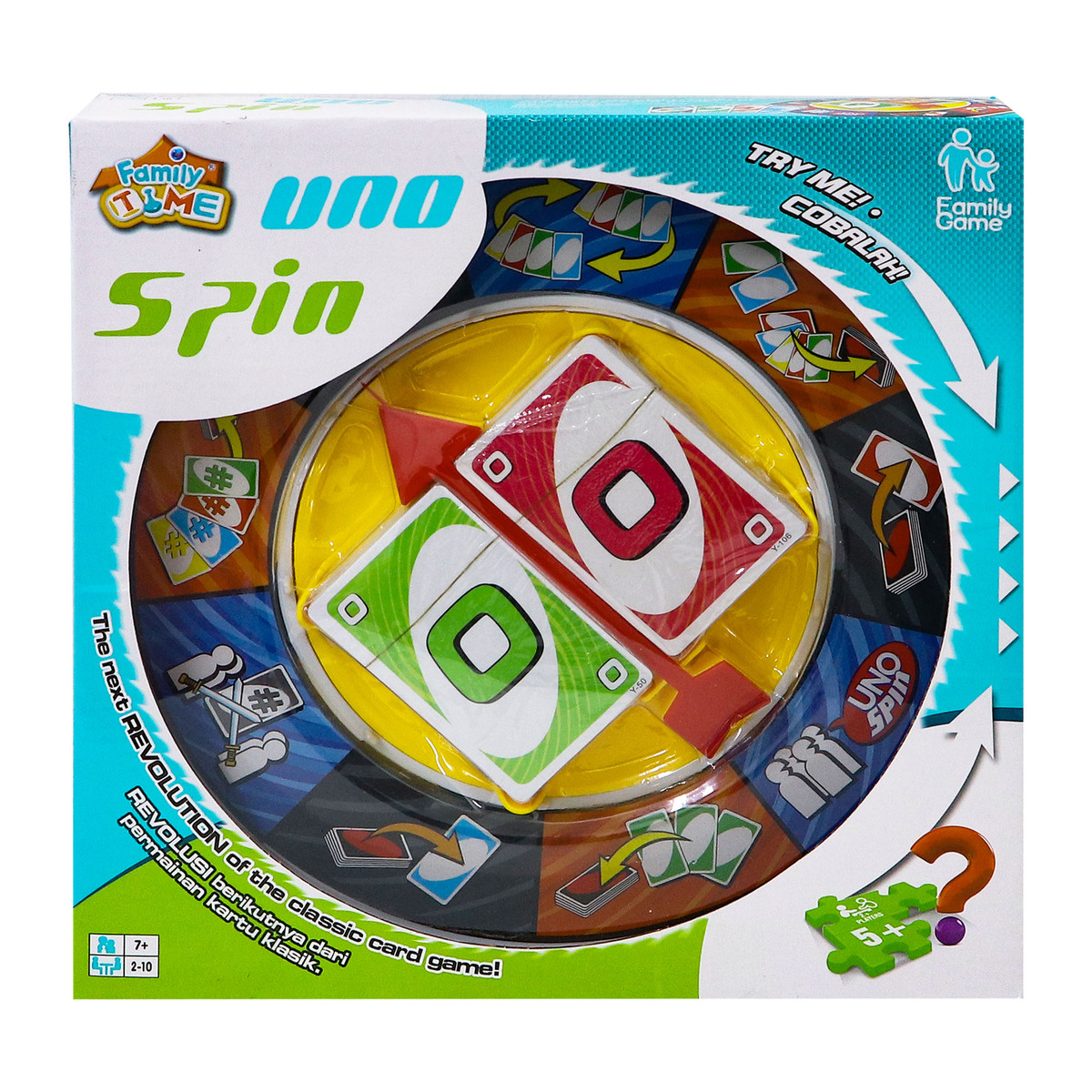 Family Center Uno Spin Online At Best Price Board Games Lulu Ksa