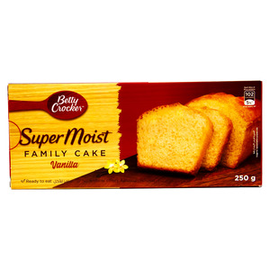 Betty Crocker Super Moist Family Cake Vanilla 250g