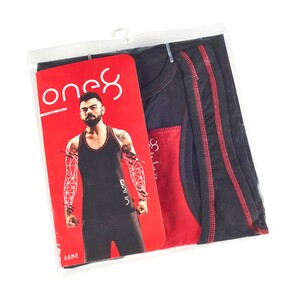 One 8 Men's Jog Vest Black Color Single Piece Pack 208