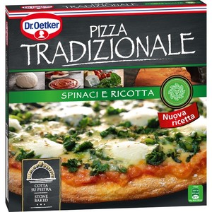 Dr.Oetker Frozen Pizza Tradizionale Spinaci E Ricotta 405g