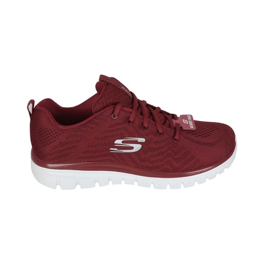 Buy Skechers Memory Foam Women's Sport Shoes 12615-RED 36 Online - Lulu ...