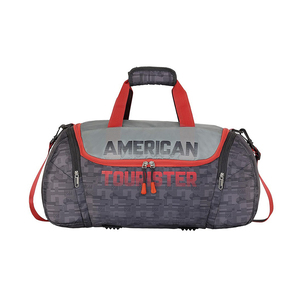 American Tourister Grid Duffle Bag 65cm Grey