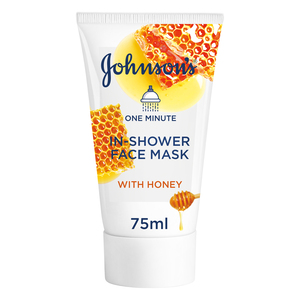 Johnson's Facial Mask 1 Minute In-Shower Face Mask with Honey 75ml