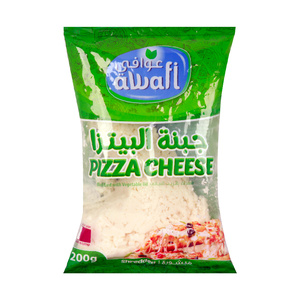 Awafi Shredded Mozzarella Pizza Cheese 200g