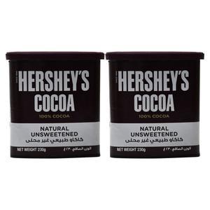 Hershey's Natural Unsweetened Cocoa Powder 2 x 230g