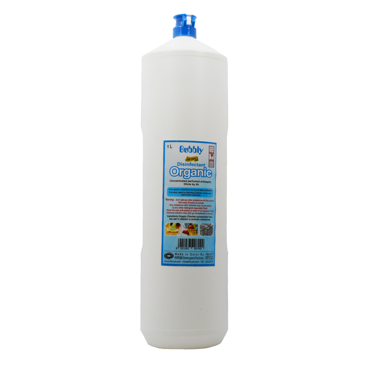 Bubbly Organic Antiseptic Perfumed Disinfectant 1Litre
