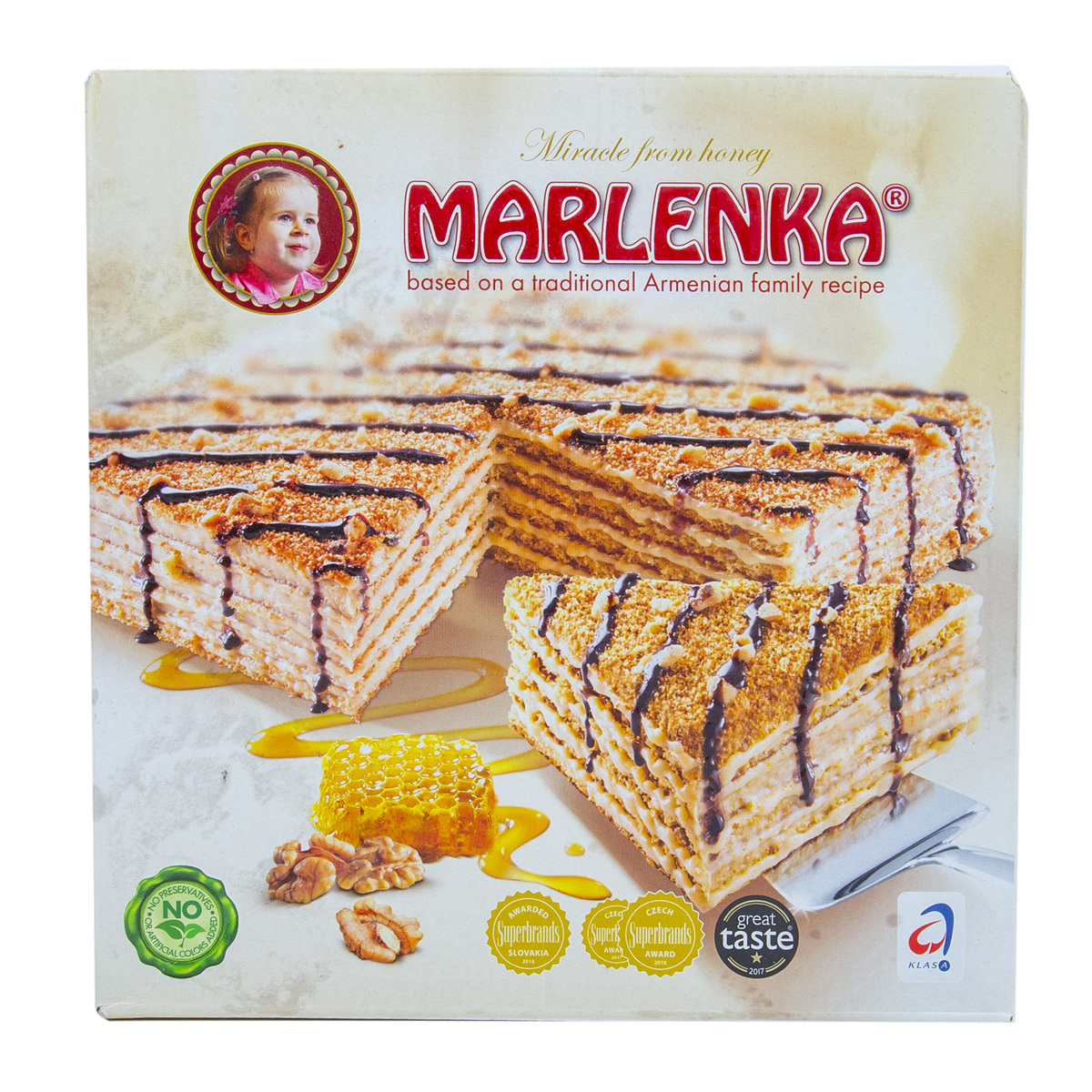 Buy Marlenka Honey Walnut Cake 800g Online - Lulu Hypermarket Oman