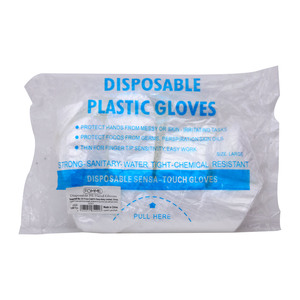 Fomme Disposable Plastic Gloves Large 100pcs