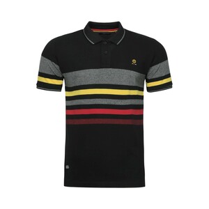 Marco Donateli Men's Polo T-Shirt Short Sleeve 9045 Black Medium
