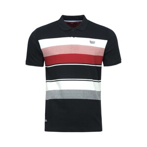 Marco Donateli Men's Polo T-Shirt Short Sleeve 8986 Navy Large