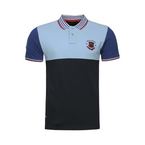 Marco Donateli Men's Polo T-Shirt Short Sleeve 8967 Sky Blue Medium