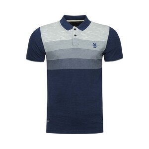Marco Donateli Men's Polo T-Shirt Short Sleeve 9097 Ice Blue Extra Large