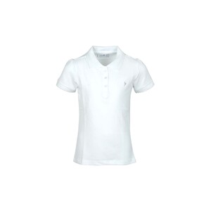 Eten Girls Polo T-Shirt Short Sleeve GTP-06 White 4-14Y