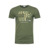 Cortigiani Men's Round Neck T-Shirt Short Sleeve BSR002 Olive Medium