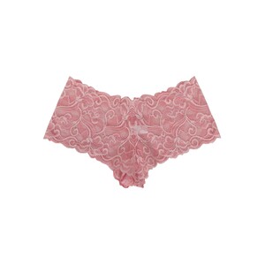 Cortigiani Women's Lace Boxer Brief 23-19006 Pink Meduim