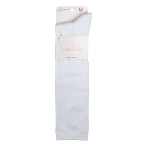 Cortigiani Women's Long Socks CSXL-02 White Free Size