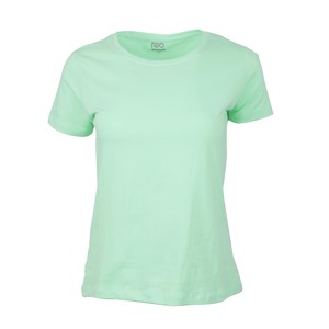 Reo Women's Basic T-Shirt B0W004C Short Sleeve Green 8 Extra Small