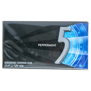 Wrigley's 5 Peppermint Chewing Gum 6pcs