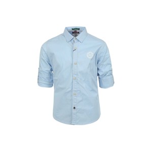 Ruff Boys Shirt Long Sleeve SK05508L Sky Blue 10Y