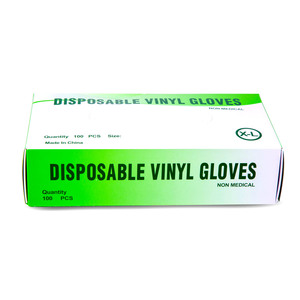 Fomme Vincyl Disposable PVC Gloves Extra Large 100pcs