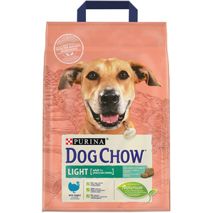 Purina Dog Chow Light with Turkey Dry Dog Food 2.5kg
