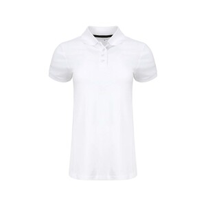 Eten Women's Polo T-Shirt Short Sleeve SCCPOLO02 White Medium