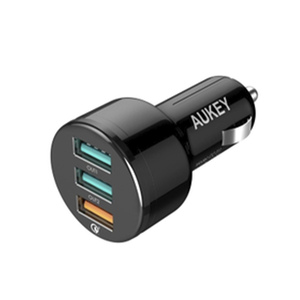Aukey CC-T11 3-Port 42W USB 3.0 Car Charger(AKY-CCT11-3P-42W)