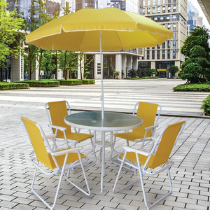 Relax Table With 4pcs Chairs & Umbrella WR2116