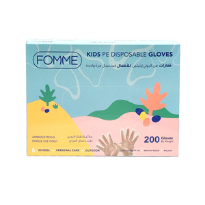Fomme Kids PE Disposable Gloves 200pcs