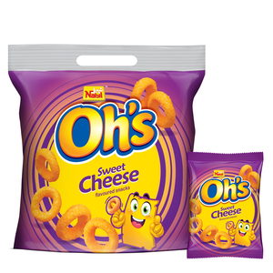 Nabil Oh's  Sweet Cheese  Flavoured Snacks 25 x 14g