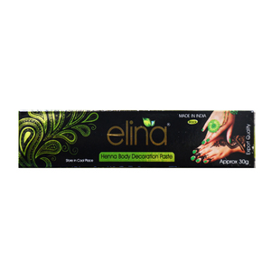 Elina Henna Body Decoration Black Paste 30g